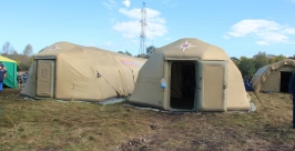 Аэромобильный госпиталь развернут в Комсомольске-на-Амуре Пресс-служба ГУ МЧС по Хабаровскому краю